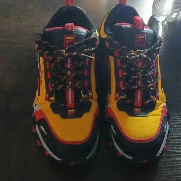 Fila Other - Fila sneakers..beautiful tropical colors...worn once..smoke free home